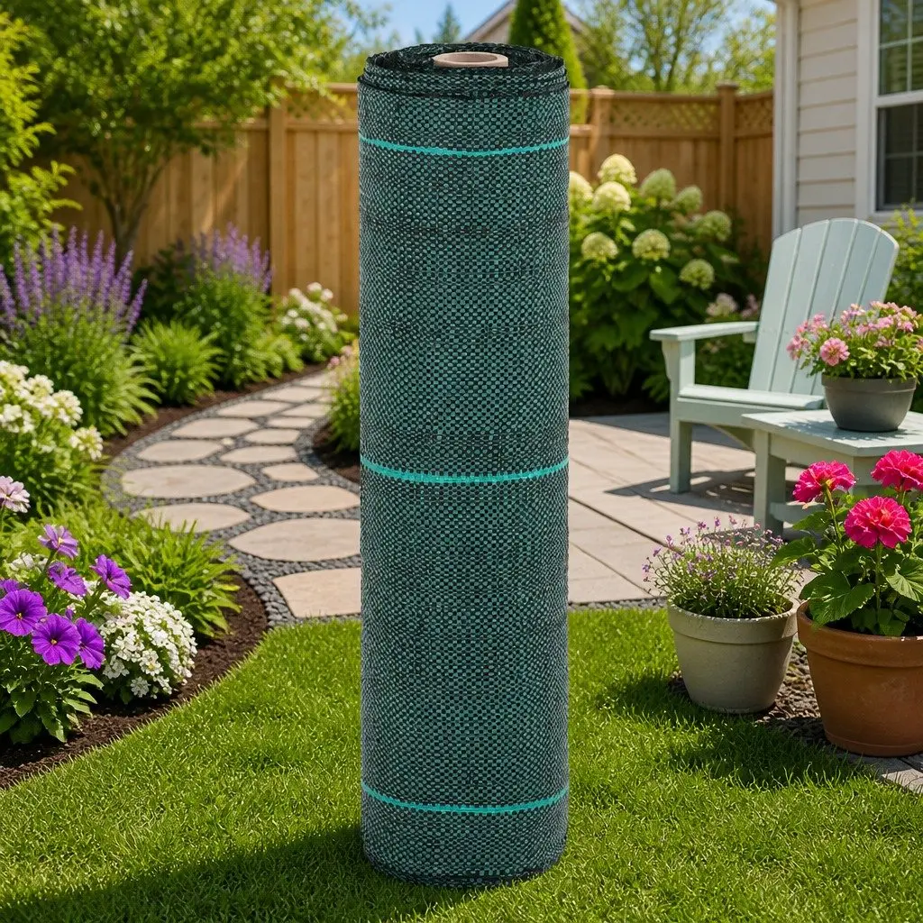 Green Weed Suppression Fabric 0.5m x 50m