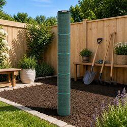 Durable Green Weed Control Fabric Roll 1m x 50m