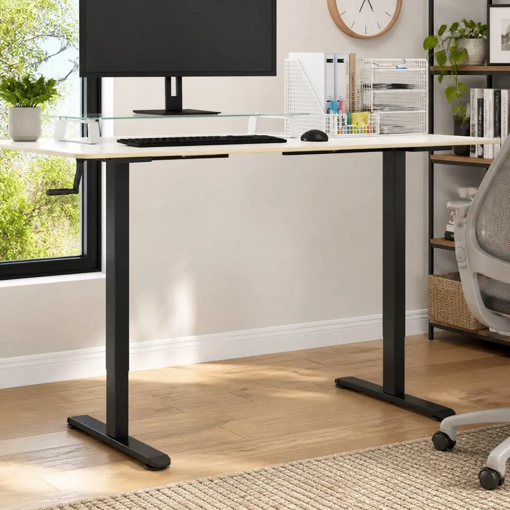 Adjustable Desk Frame in Black