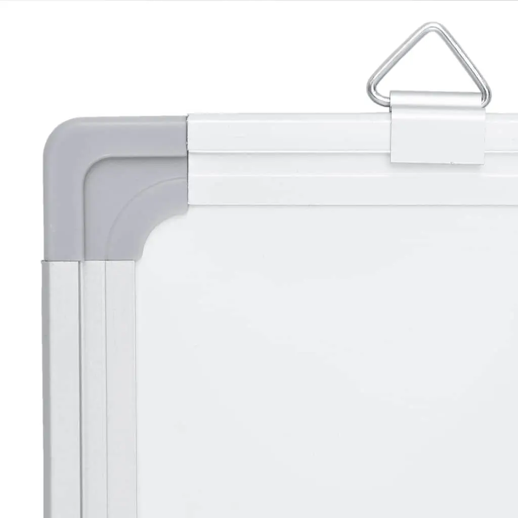 Magnetic Whiteboard Foldable Two Panel Display Board Office Home 80 x 80 cm