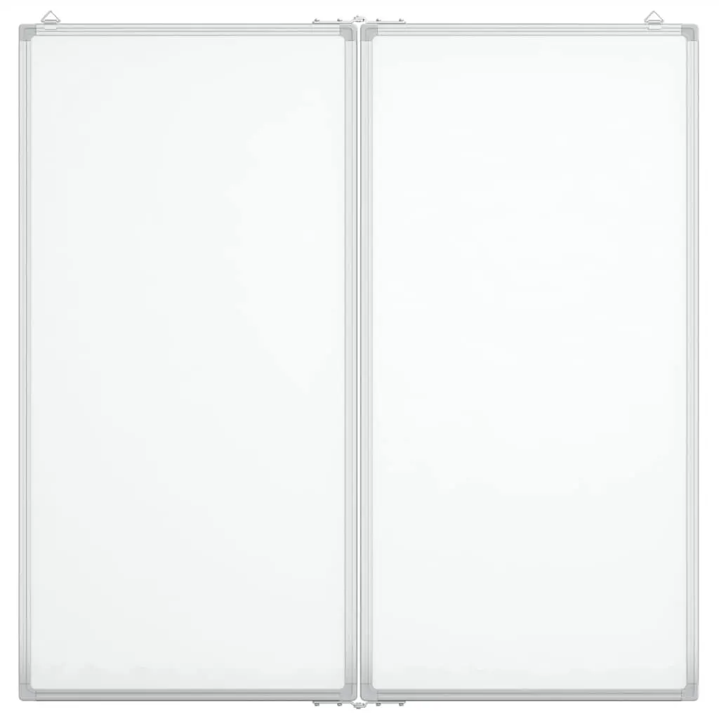 Magnetic Foldable Whiteboard Presentation Board 100 x 100 cm White