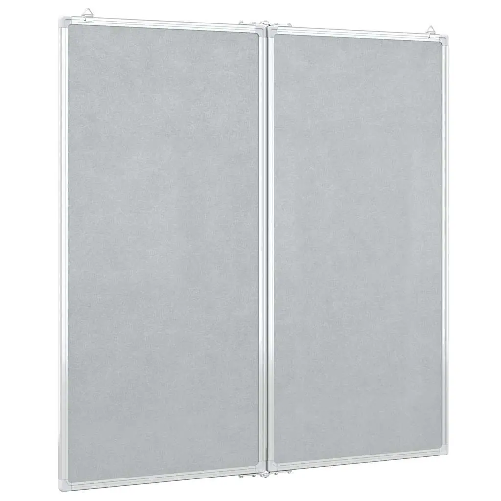 Magnetic Foldable Whiteboard Presentation Board 100 x 100 cm White