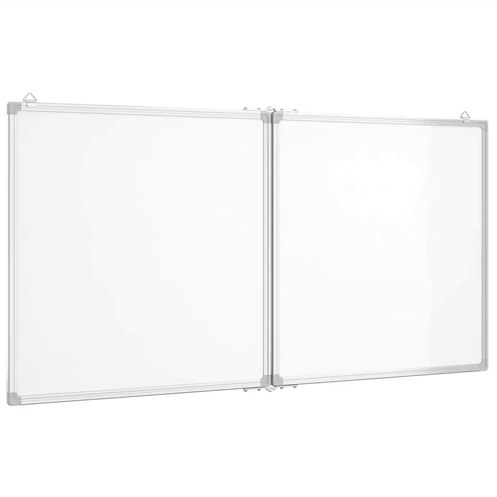 Magnetic Whiteboard Foldable Display Board 120 x 60 cm Lacquer Coated Surface