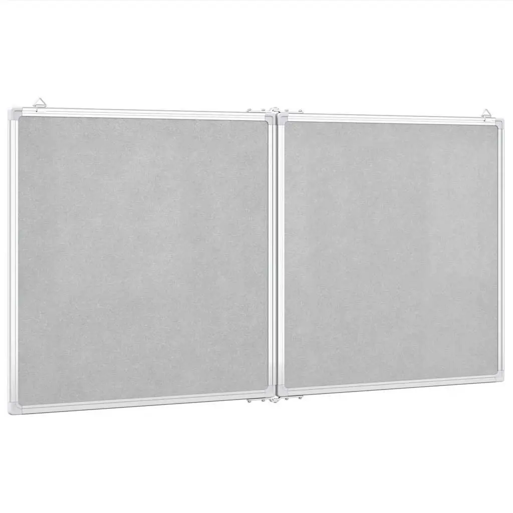 Magnetic Whiteboard Foldable Display Board 120 x 60 cm Lacquer Coated Surface