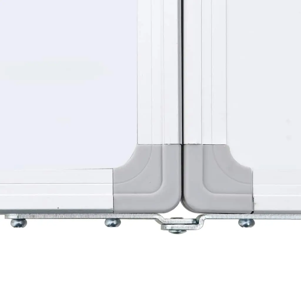 Foldable Magnetic Whiteboard Dual Panel Office Presentation Display Board 120 x 80 cm