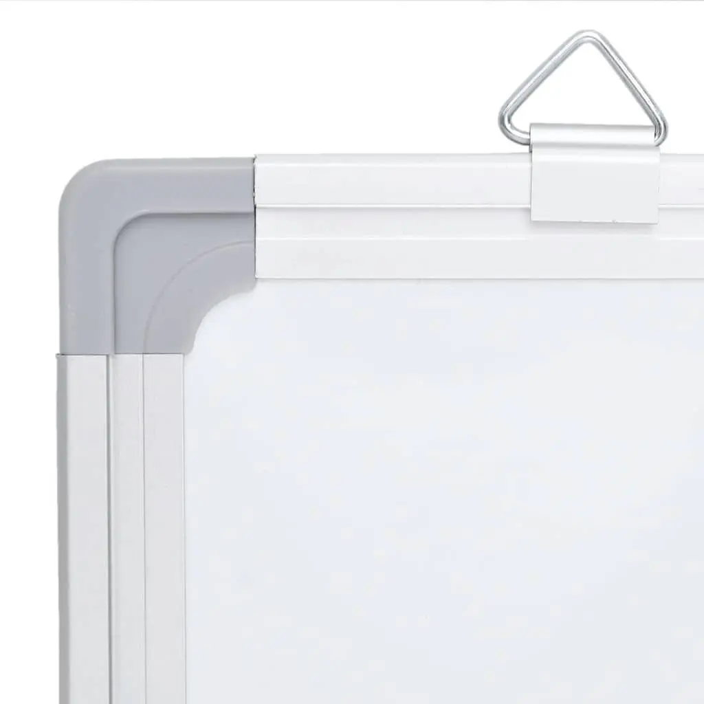 Magnetic Whiteboard Foldable Display Board Office Home Notes Memos Two Panel 160 x 40 cm