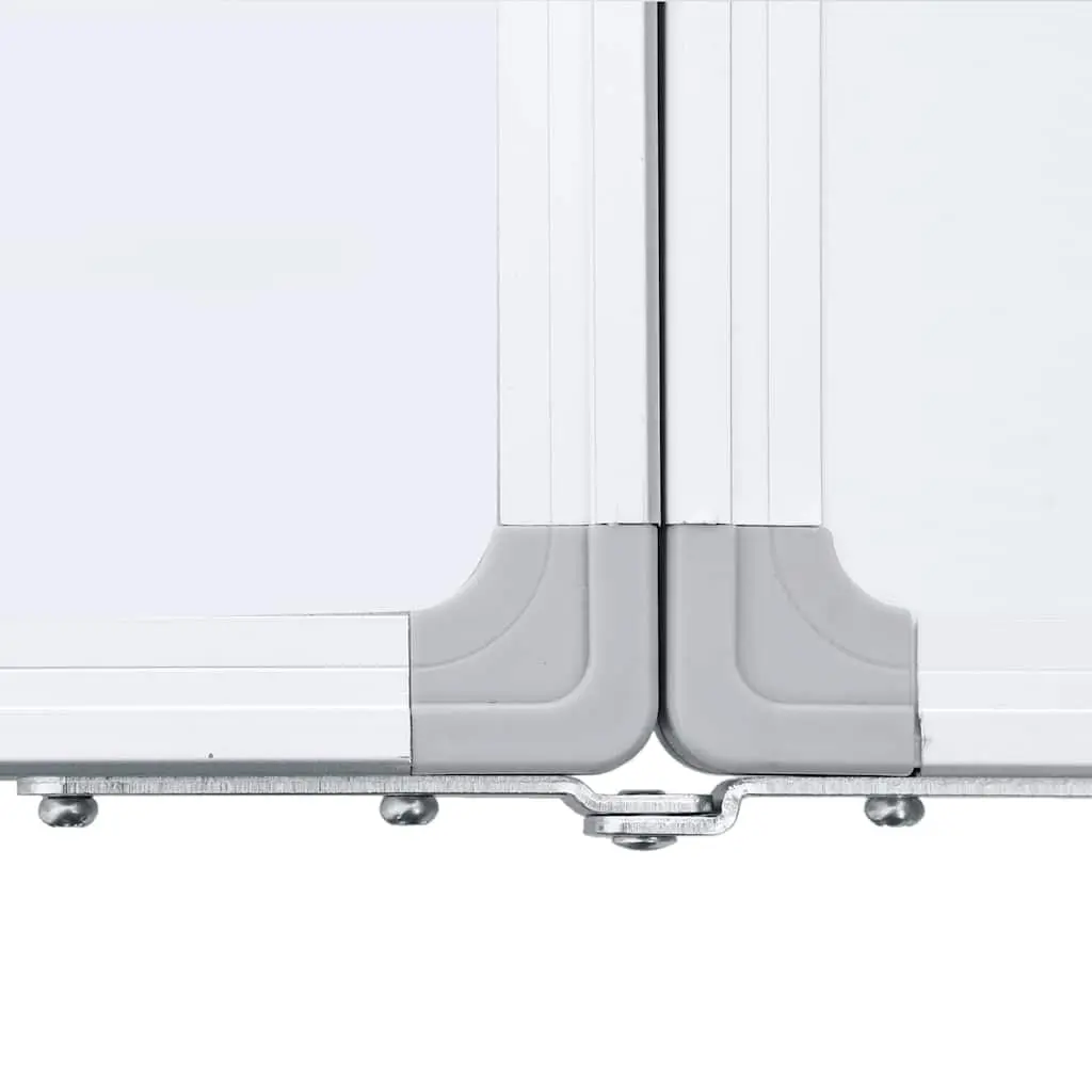 Foldable Magnetic Whiteboard Presentation Notes 200 x 50 cm White