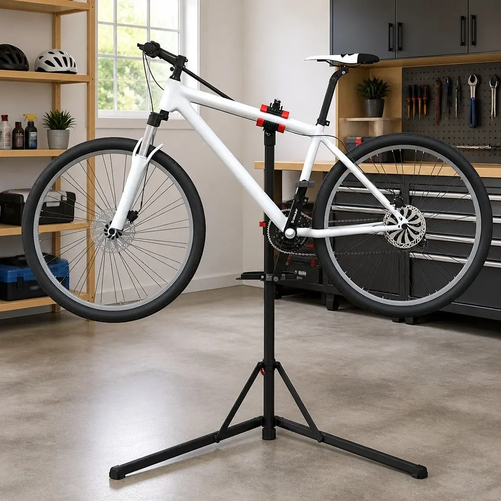 Foldable Bike Repair Stand for Home Mechanics
