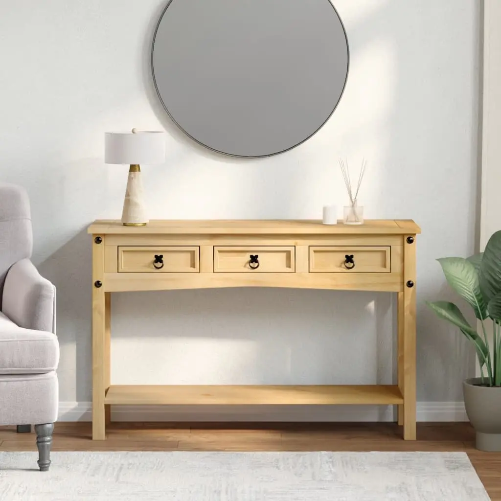 Console Table in Solid Pine Wood