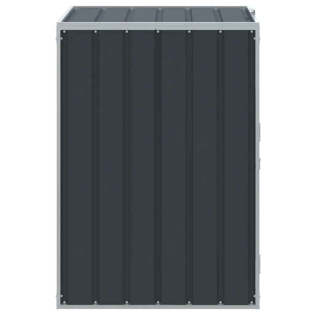Wheelie Bin Storage Single Bin Anthracite Garden Waste Container Enclosure Steel