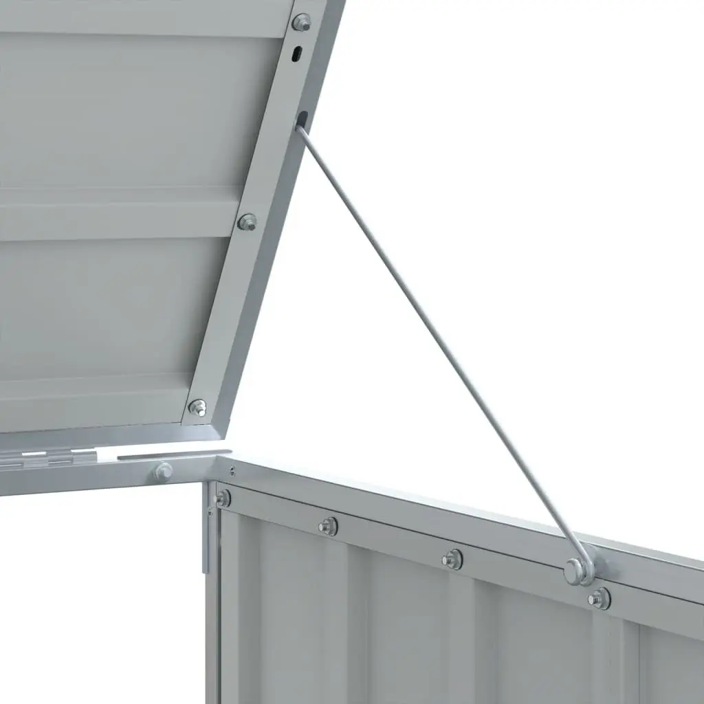 Wheelie Bin Storage Triple Bins Anthracite 216x81x115 cm Steel Garden