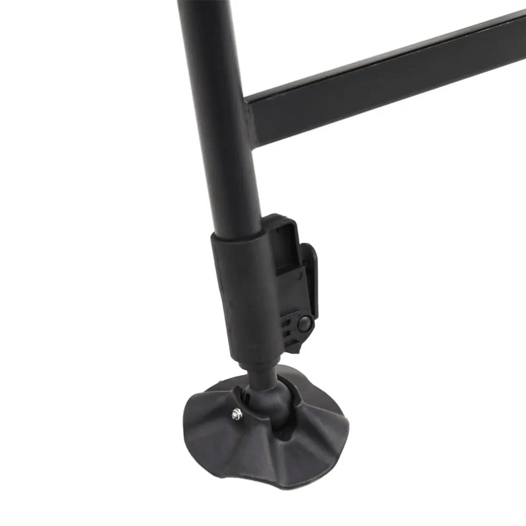 Fishing Bed Lounger Outdoor Adjustable Backrest Green Foldable with Mud Legs