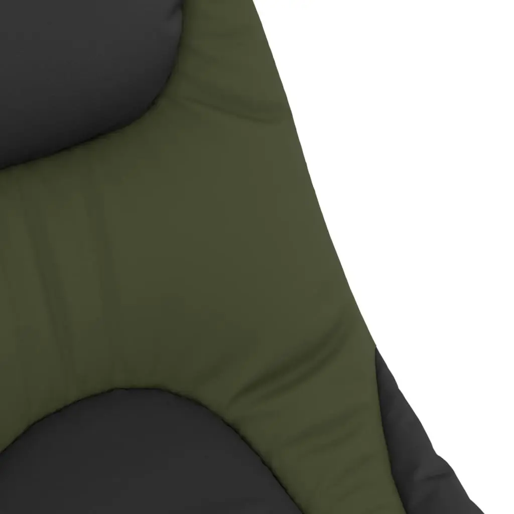 Fishing Bed Lounger Outdoor Adjustable Backrest Green Foldable with Mud Legs