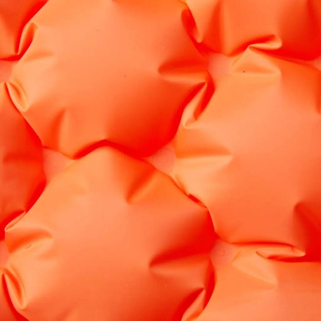Self Inflating Camping Mattress 2-Person Sleeping Pad 8.5 cm Thick Orange
