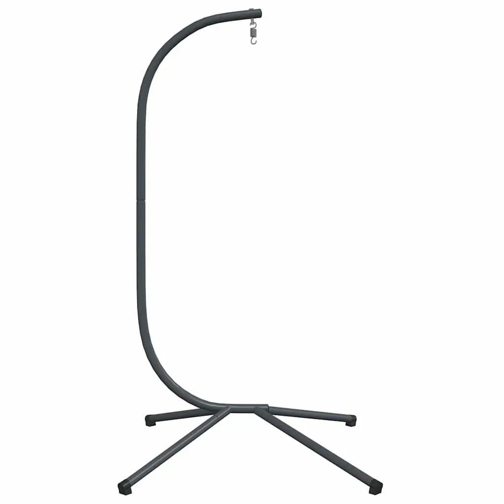 Hanging Egg Chair Stand Steel Frame Outdoor Support Anthracite