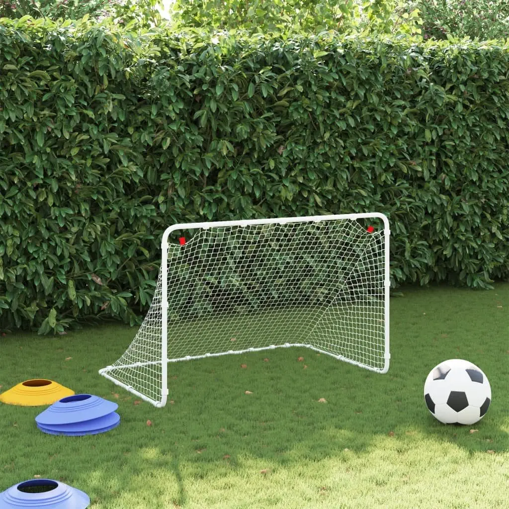 Soccer Goal Portable Training Football Gate 122x81x81 cm White