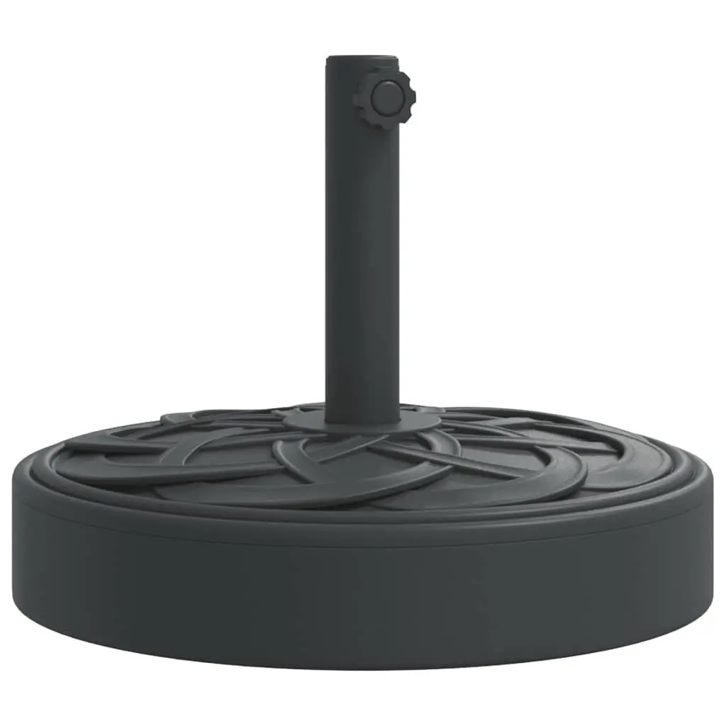 Parasol Base Umbrella Stand 25kg Outdoor Garden Pole Mount Black
