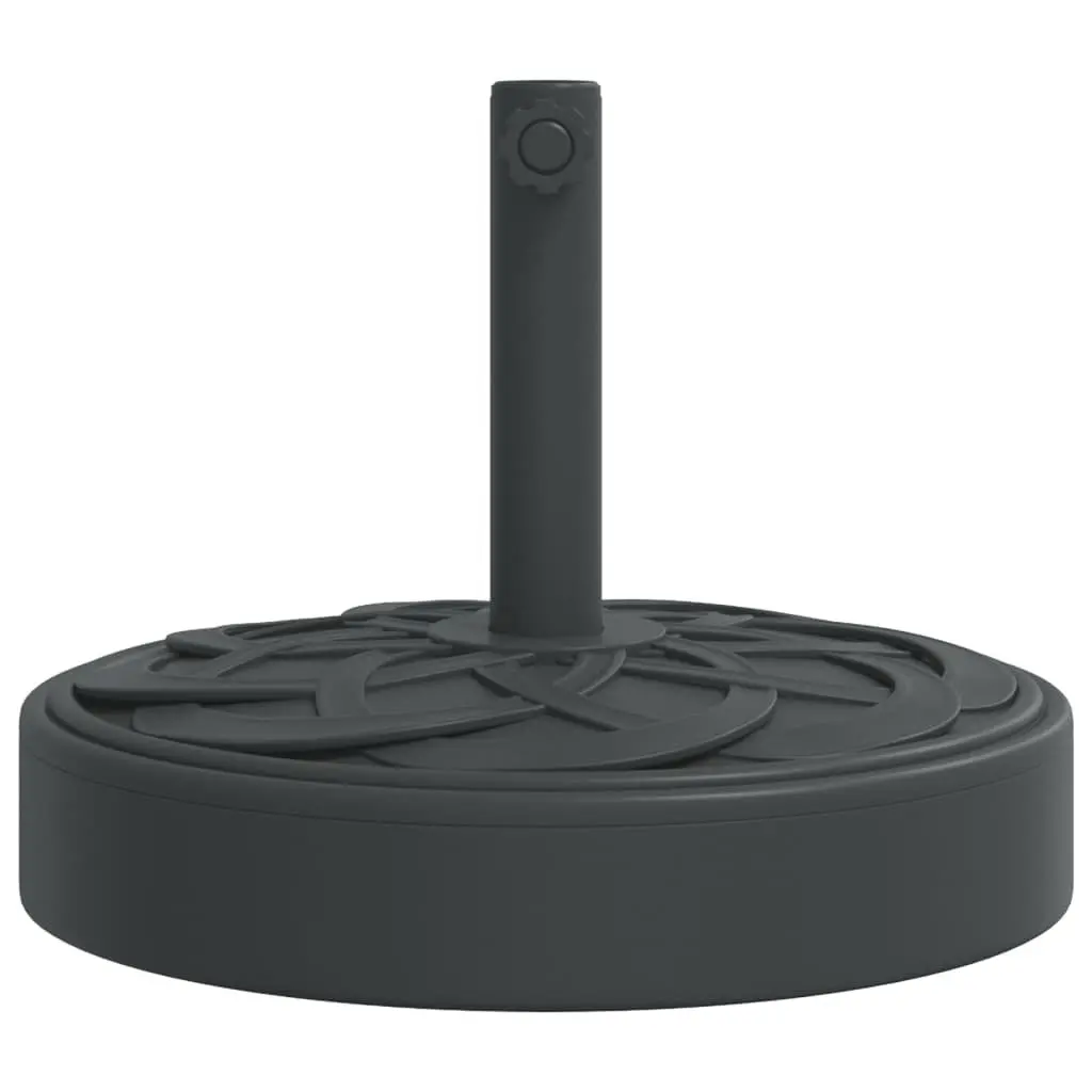 Parasol Base Umbrella Stand 25kg Outdoor Garden Pole Mount Black