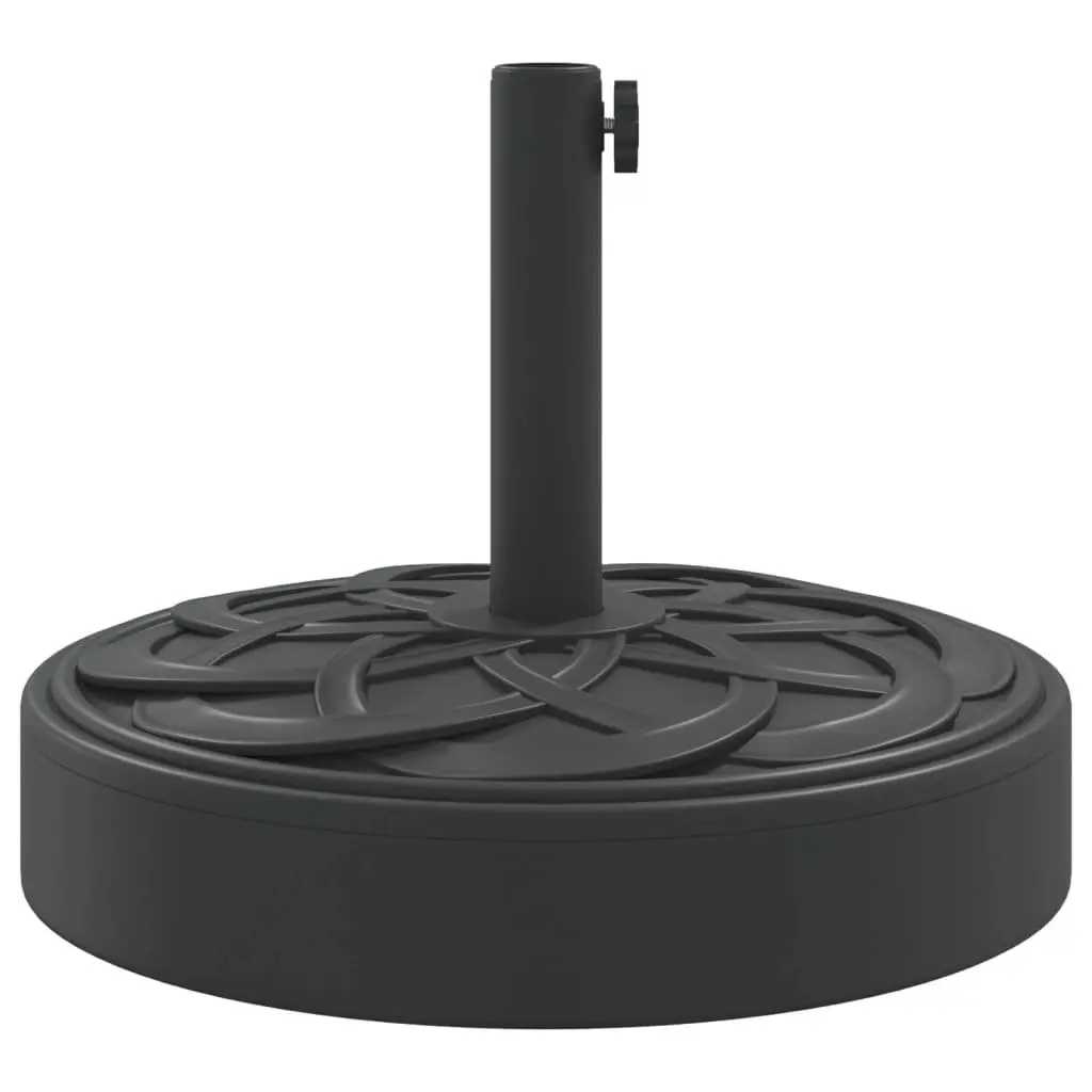 Parasol Base Umbrella Stand 25kg Outdoor Garden Pole Mount Black