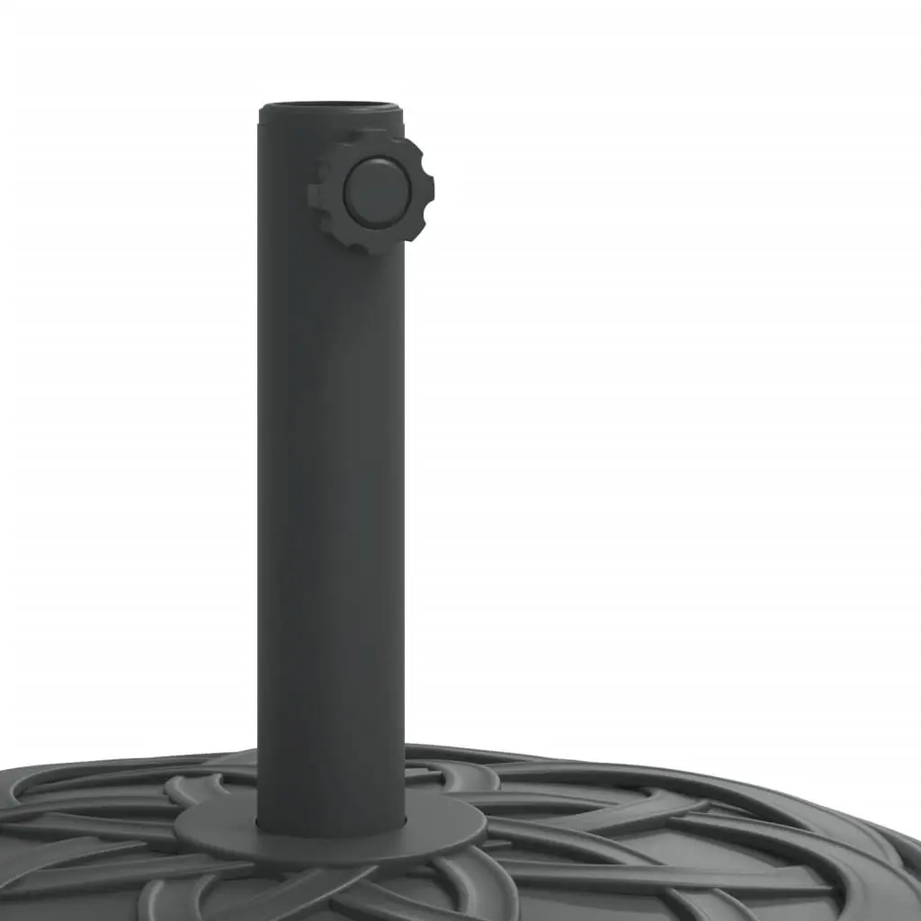 Parasol Base Umbrella Stand 25kg Outdoor Garden Pole Mount Black