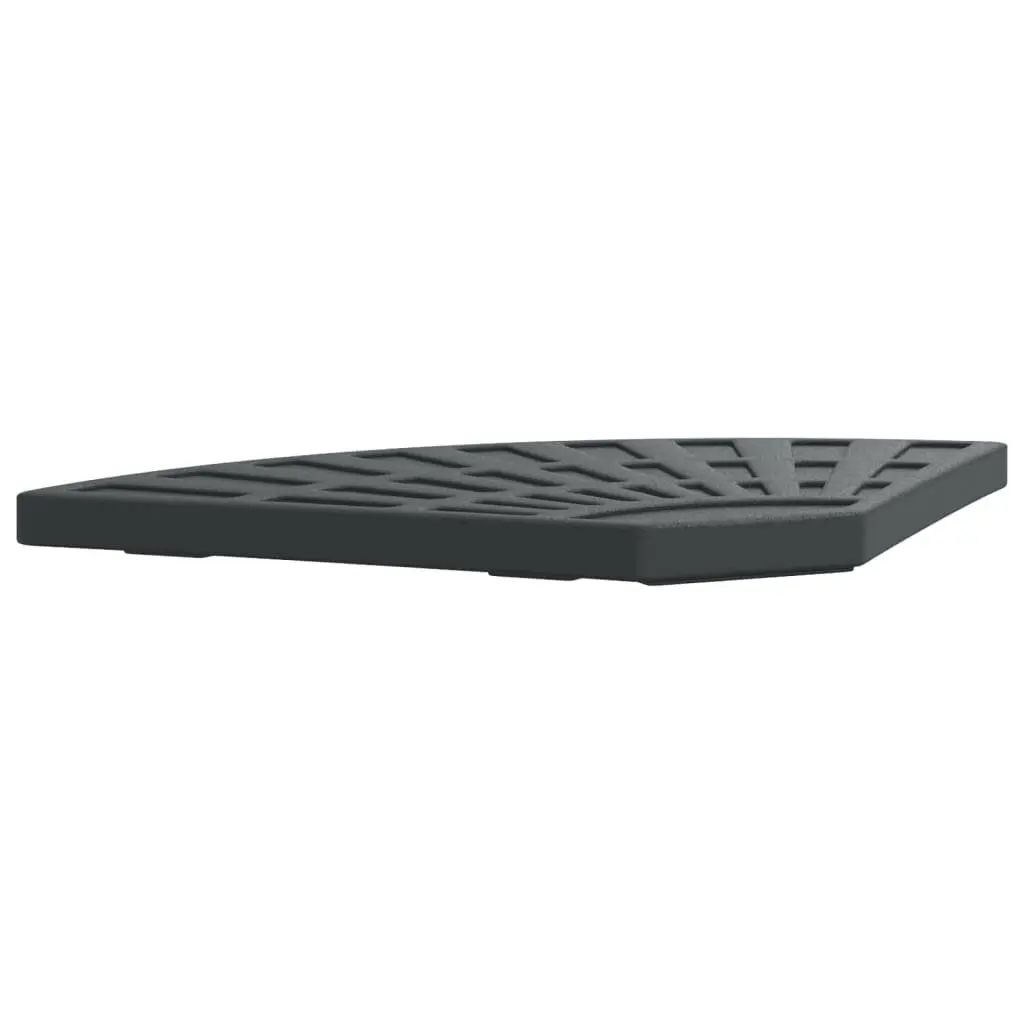 Parasol Base Weight 14kg for Cross Stand Umbrella Black