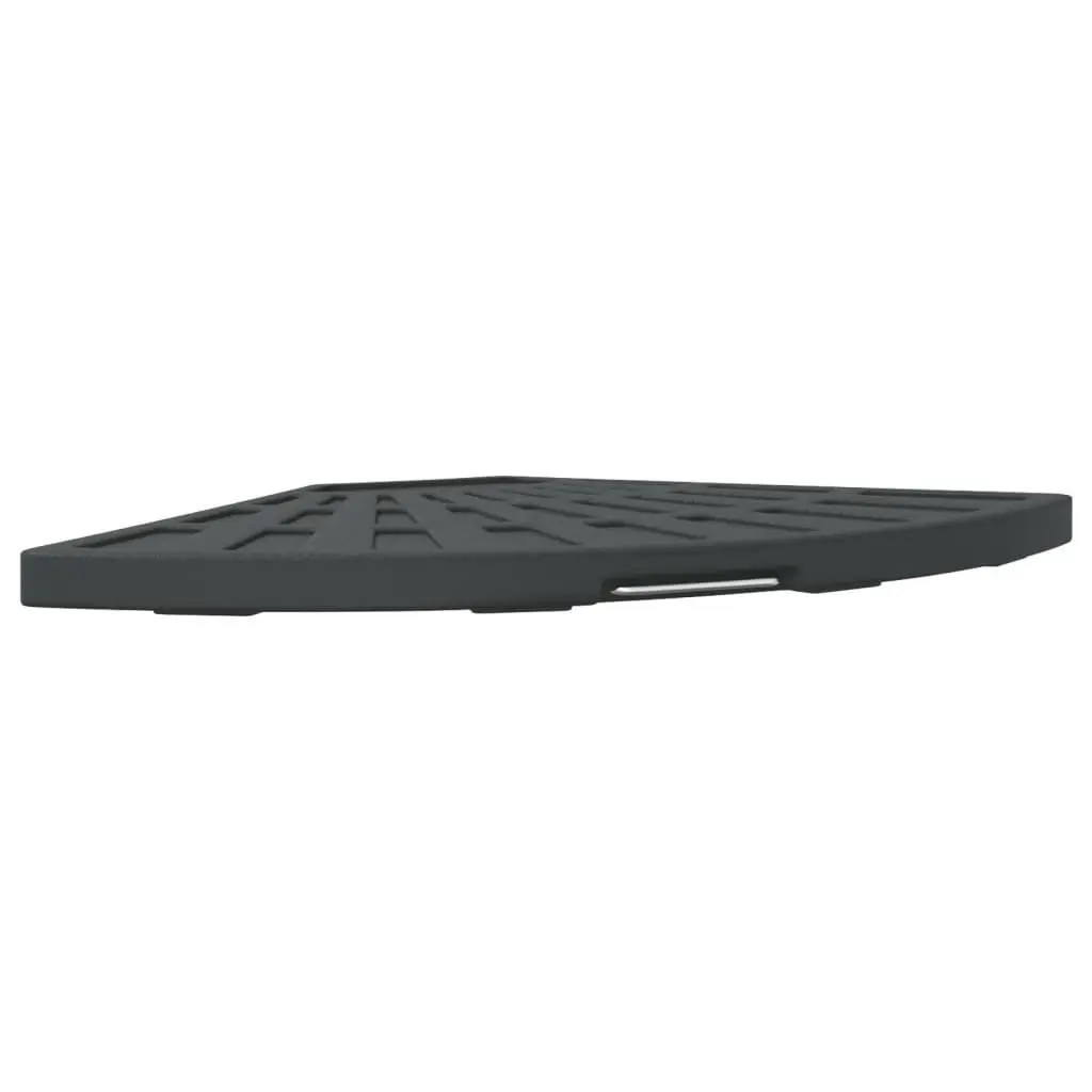 Parasol Base Weight 14kg for Cross Stand Umbrella Black
