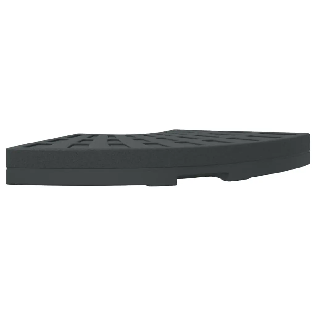 Parasol Base Weight 20kg for Cross Stand Umbrellas Black