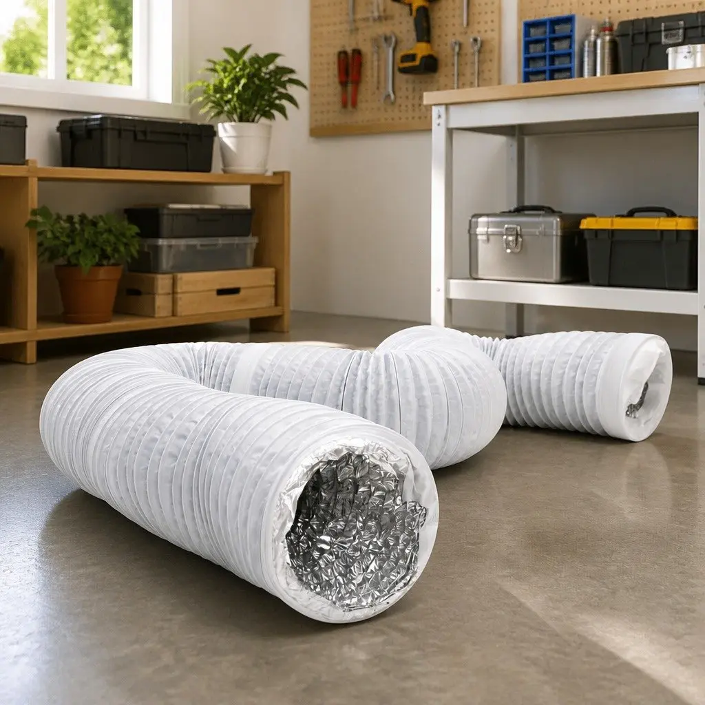 Ventilation Duct Flexible Air Ductwork 6m Aluminium PVC