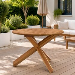Reliable Solid Teak Garden Table, Your Outdoor Essential