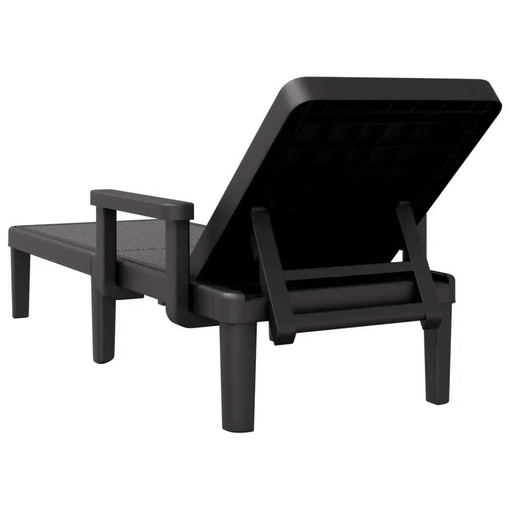 Sun Lounger with Adjustable Backrest