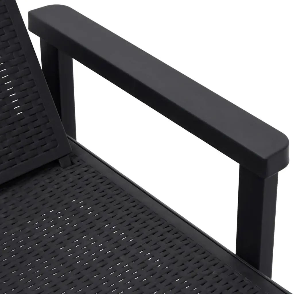 Sun Lounger with Adjustable Backrest