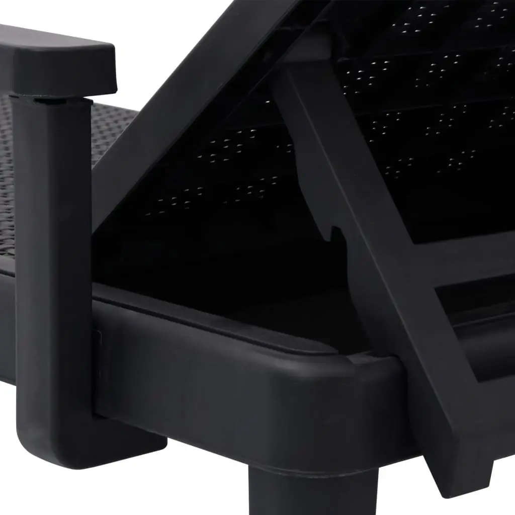 Sun Lounger with Adjustable Backrest