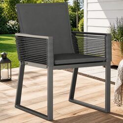 Reliable and Comfortable Black Rattan Outdoor Chairs Set