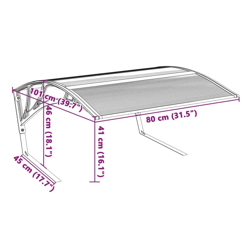 Robot Mower Garage Shelter Storage Canopy Weather Protection 80 x 101 x 46 cm