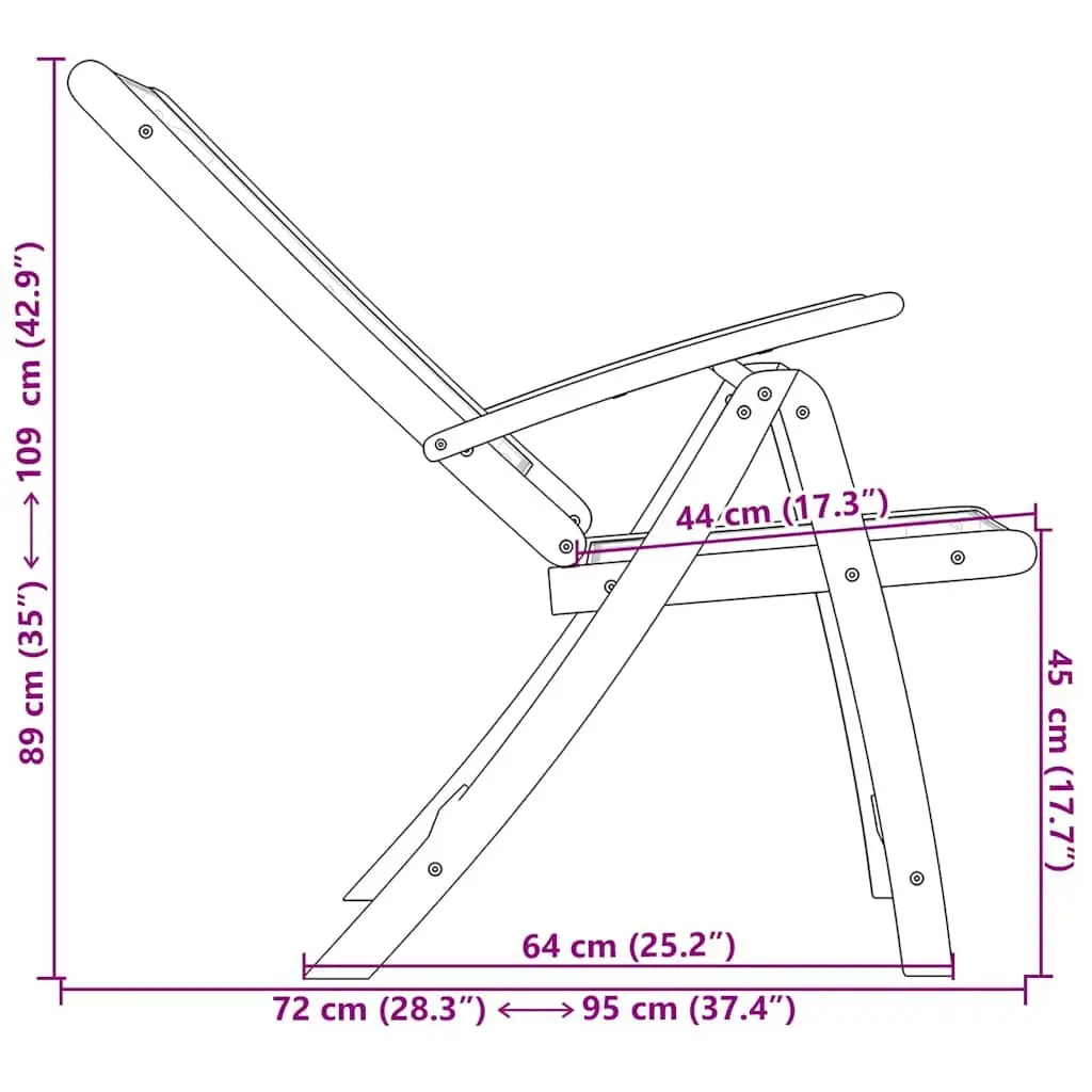 Folding Garden Chairs for Outdoor Use