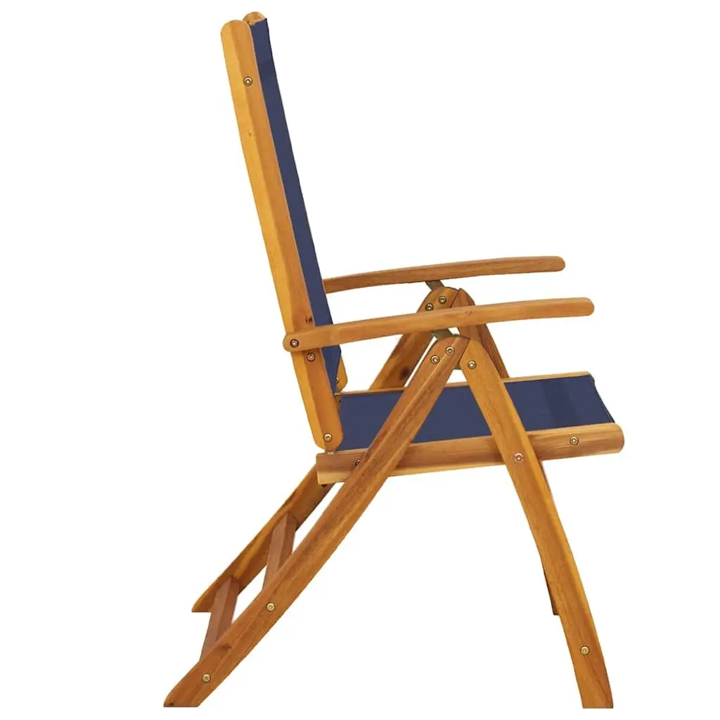 Folding Chairs 2 pcs Acacia Wood Outdoor Use