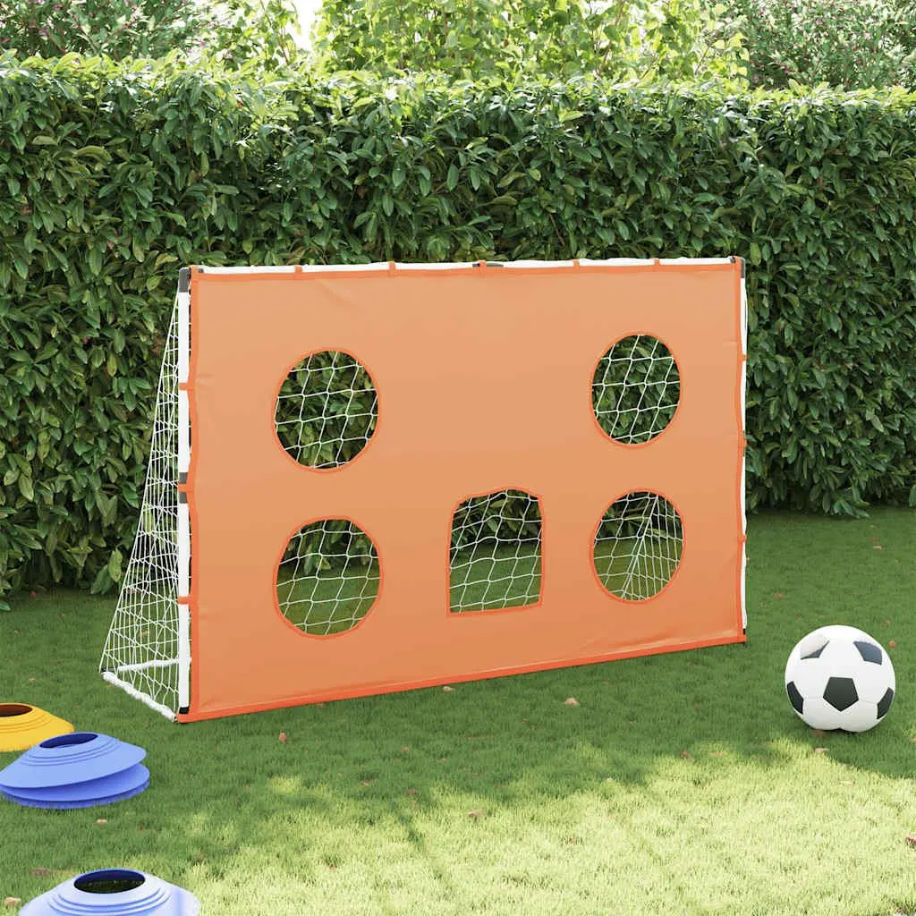 Kids Football Goal Indoor Outdoor 182x62x118cm White