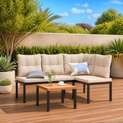 Comfortable and Reliable Outdoor Garden Benches - 2 pcs