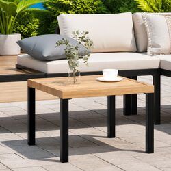 Reliable Black Garden Coffee Table 55x55x39.5 cm
