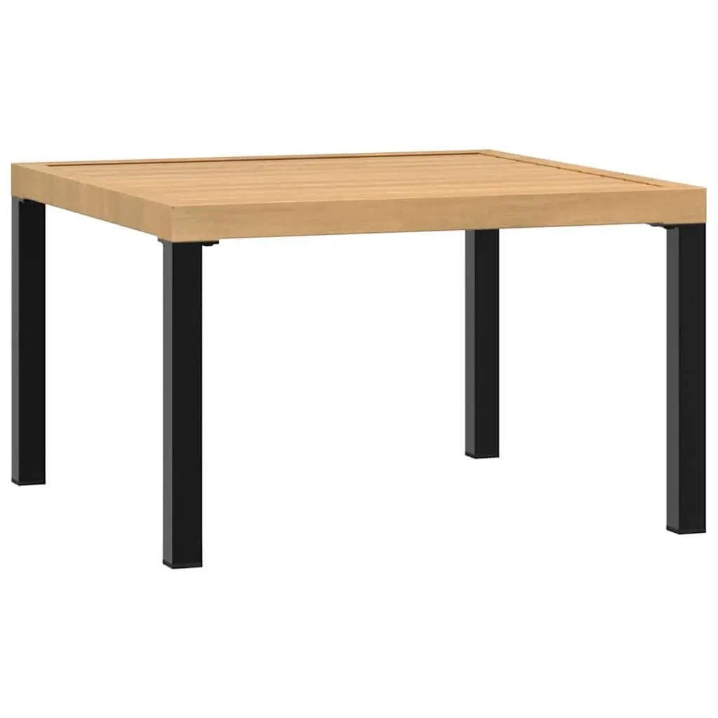 Garden Coffee Table Outdoor Patio Furniture 65x65x40cm Black