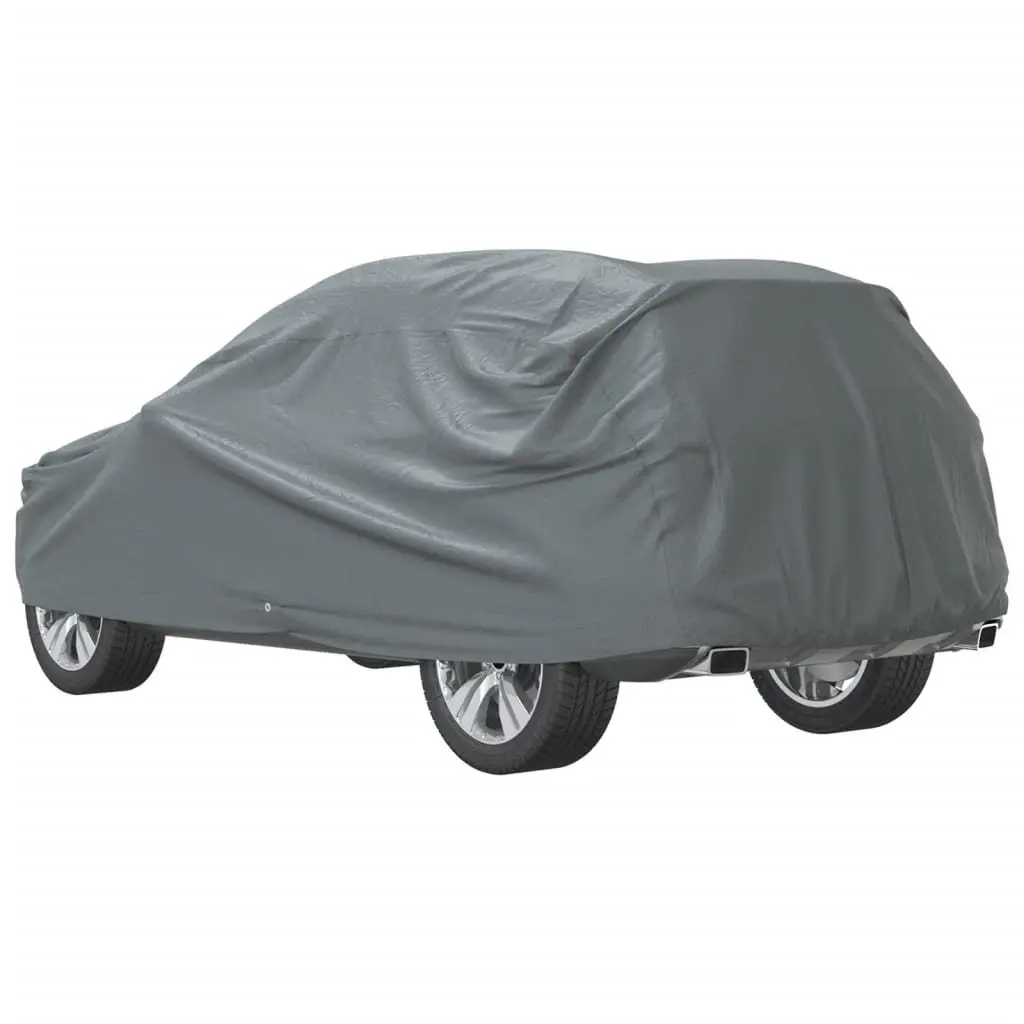 SUV Car Cover Grey L Non-Woven Fabric Breathable Windproof