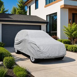 Reliable Grey Full Size SUV Car Cover for Protection