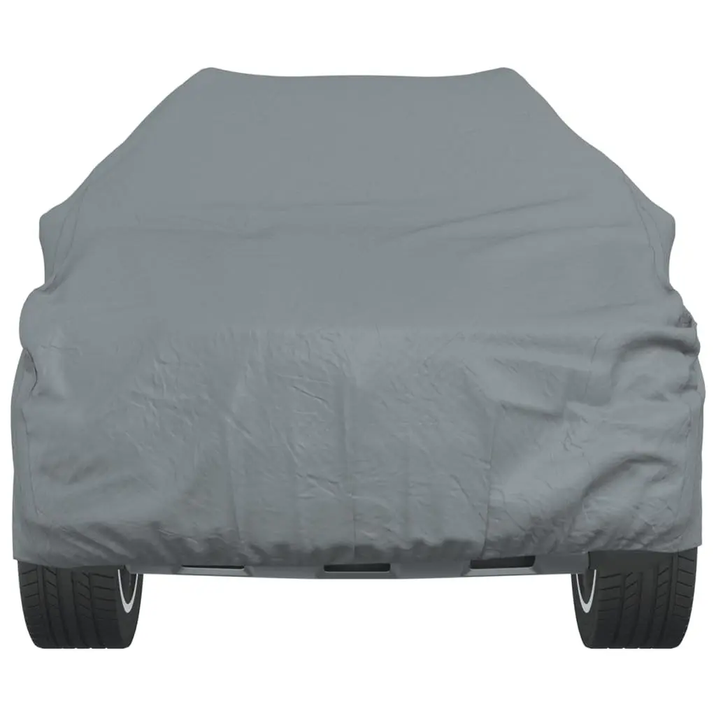 SUV Car Cover Grey Full Size Breathable Non-Woven Fabric Dust Protection