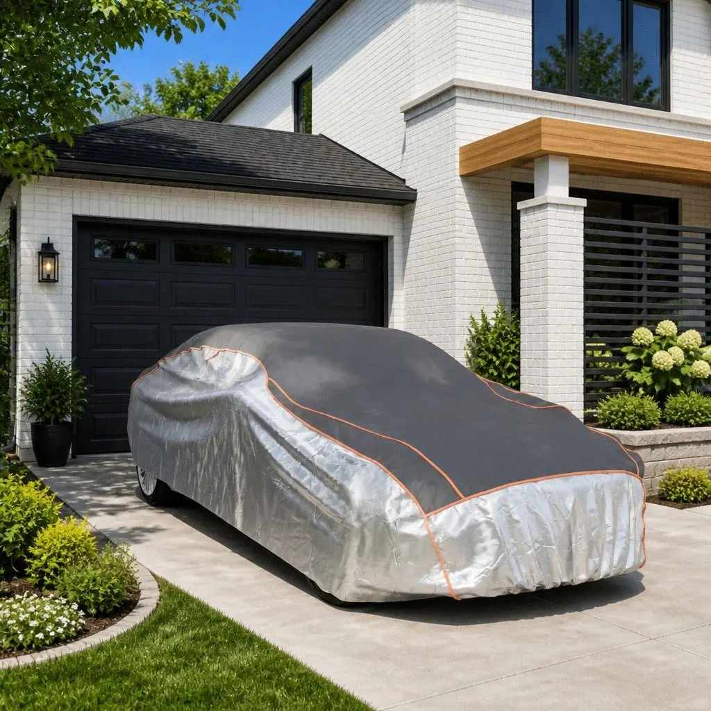 Sedan Car Cover XXL Full Protection Outdoor Indoor Silver