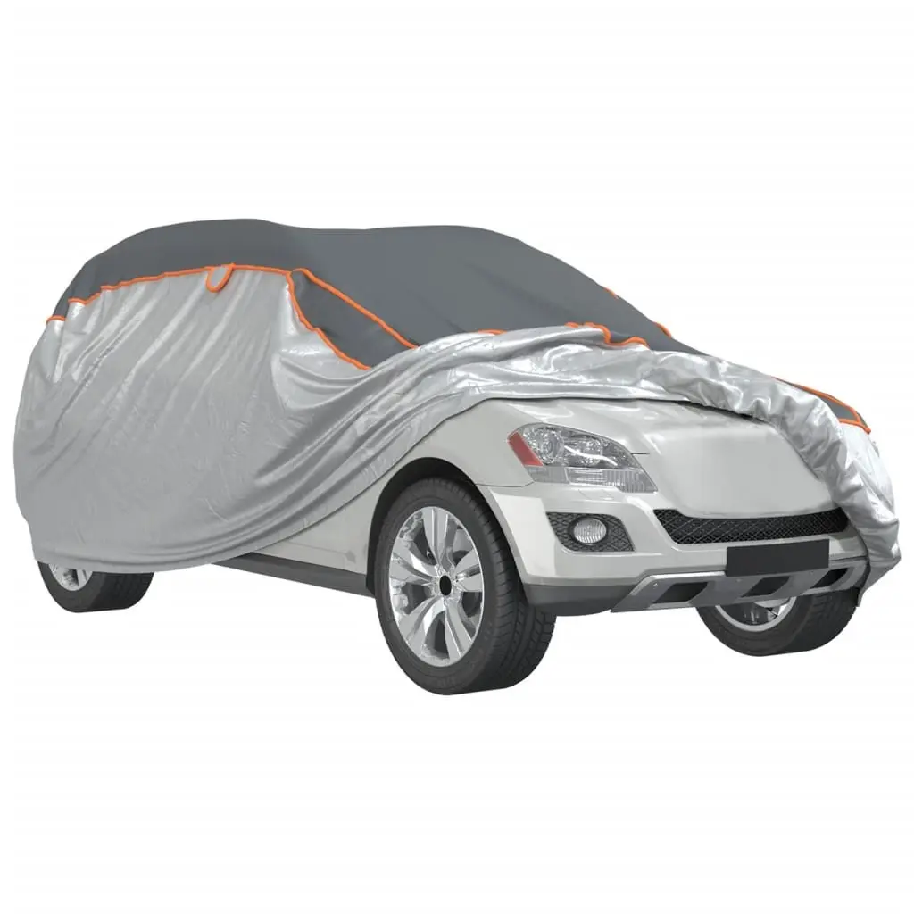 Car Cover SUV Hail Protection Full L Grey Silver