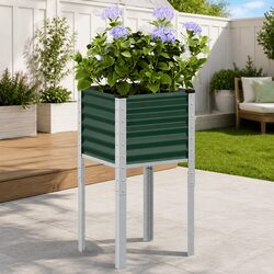 Reliable Green Steel Garden Planter Box for Your Needs
