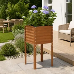 Reliable and Beautiful Steel Garden Planter Box