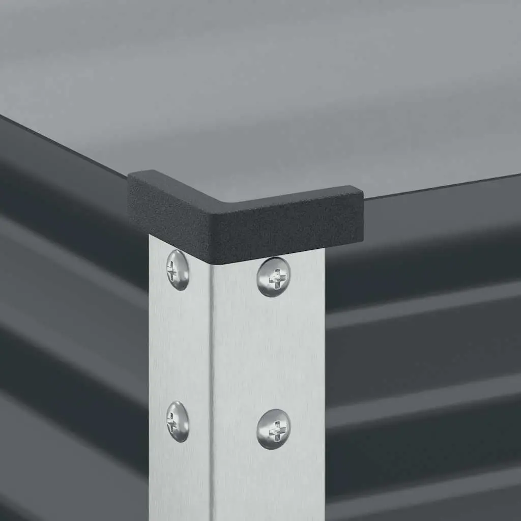 Steel Planter Box Outdoor Raised Flower Bed 100x45x90 cm Anthracite