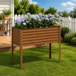 Reliable Steel Planter Box for Growing Plants