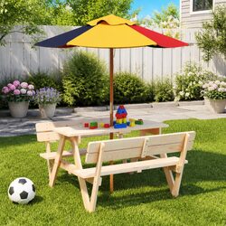 Reliable Kids Garden Umbrella: Multicolour Design